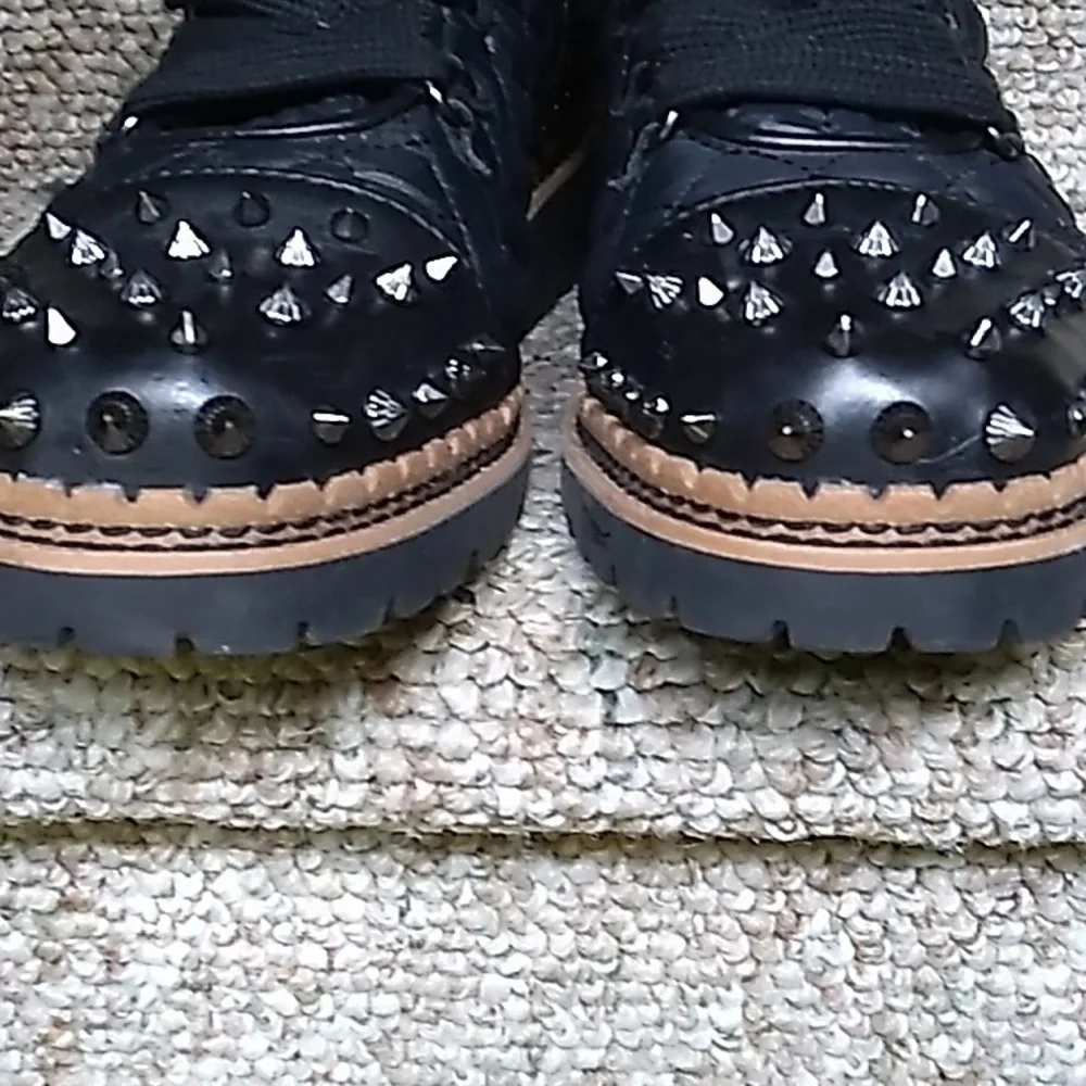 Sam Edelman Women's Studded Combat Fashion Boots - Sz 8 NWOB - Picture 9 of 13